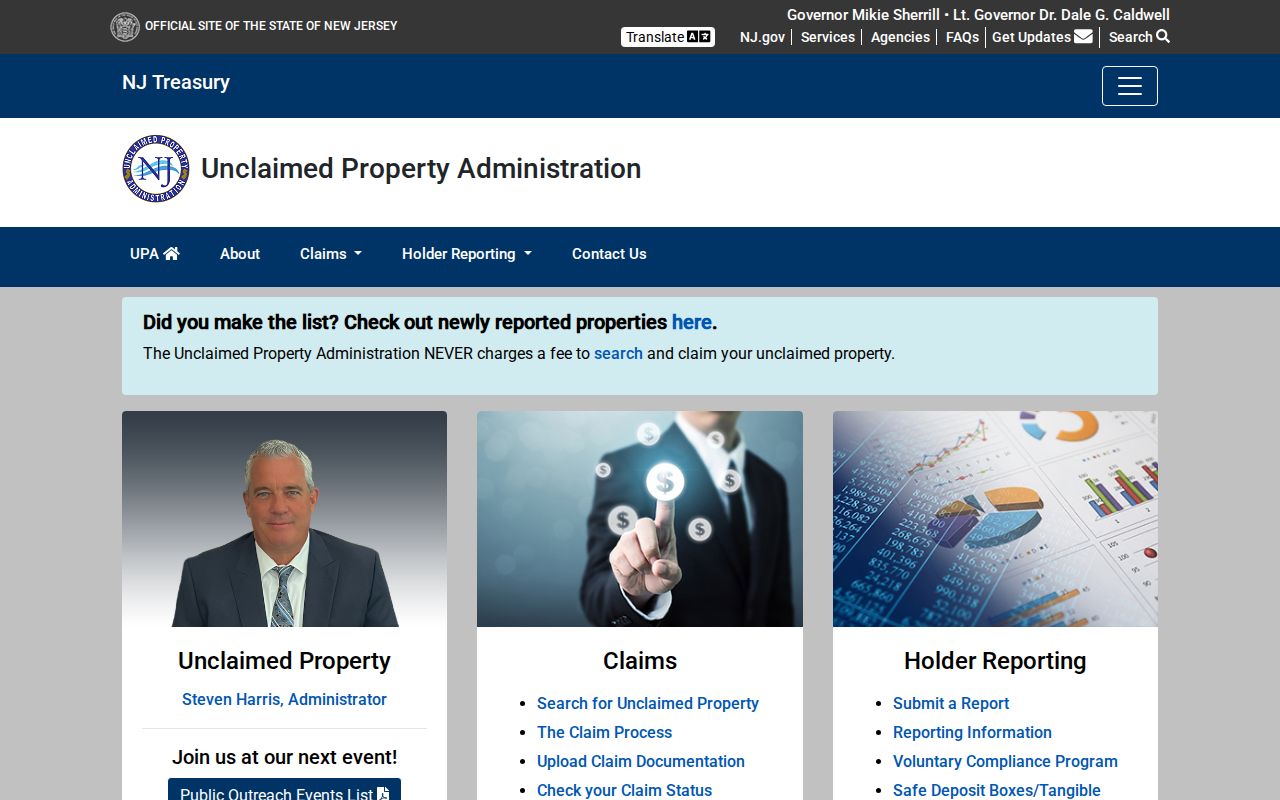 Lindenwold residents directory New Jersey unclaimed property search